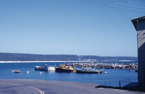 Air Trail in her capacity as a tender and standby ASR vessel at HMAS Creswell