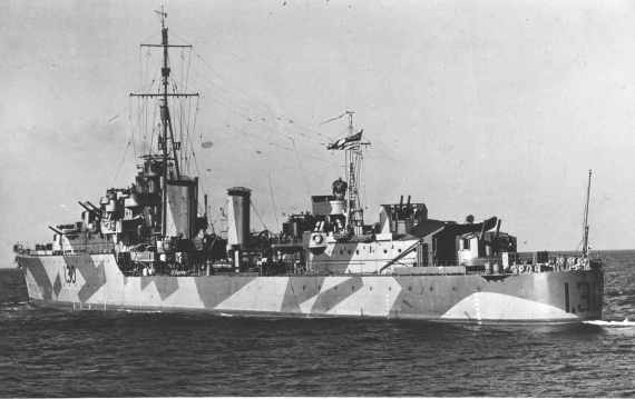 HMAS Arunta was the first of three Tribal Class Destroyers to be commissioned into the Royal Australian Navy on 30 March 1942