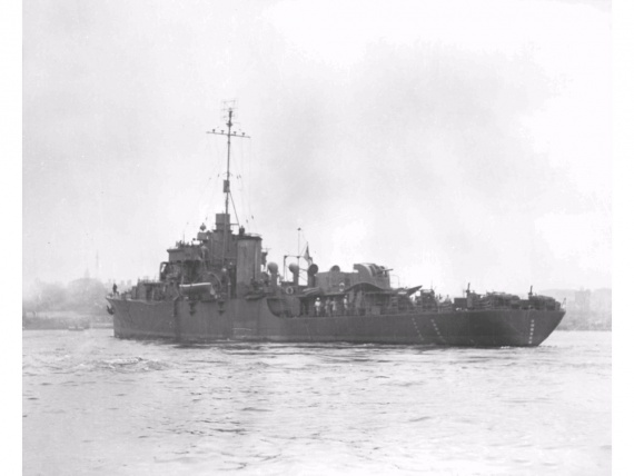 Barcoo commissioned in time to play an active roll in the closing stages of the Pacific war.