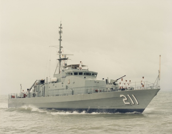 HMAS Bendigo was one of 15 Fremantle class patrol boats