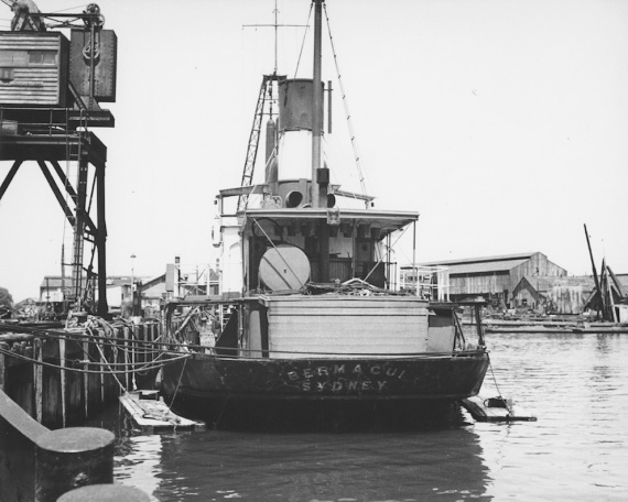 Bermagui in Sydney prior to being requisitioned for RAN service