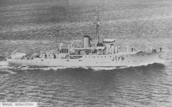 HMAS Geraldton was one of sixty Australian Minesweepers built for service during World War II.