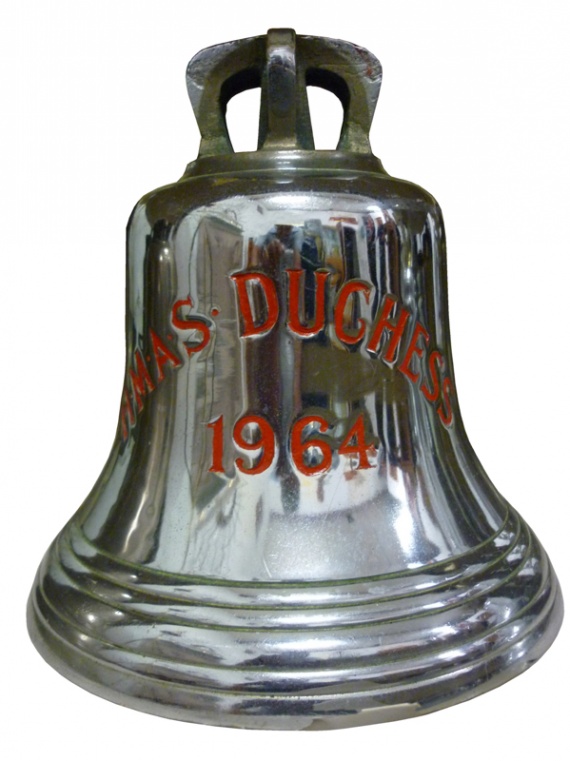 HMAS Duchess' ship's bell is now on display in the Naval Heritage Collection