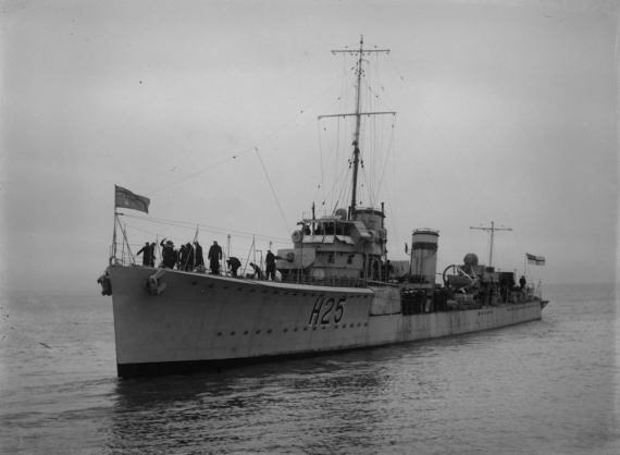 Tasmania following her transfer to the Royal Australian Navy