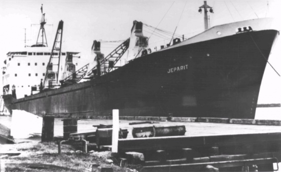 HMAS Jeparit was acquired by the Department of Shipping and Transport to carry supplies for the Australian forces engaged in Vietnam War