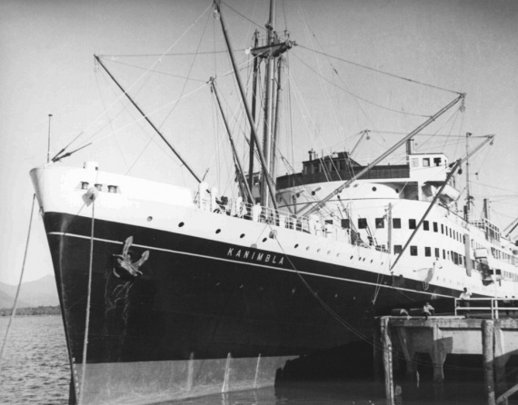 HMAS Kanimbla was requisitioned in 1939 and was converted to an Armed Merchant Cruiser.