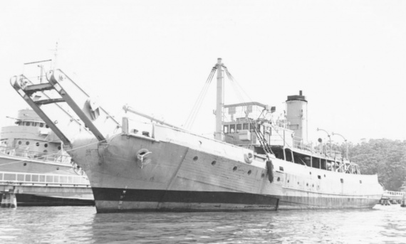 HMAS Koala commissioned into the Royal Australian Navy on 7 February 1940. She was one of three Boom Defence Vessel's constructed by Cockatoo Island Dockyard.