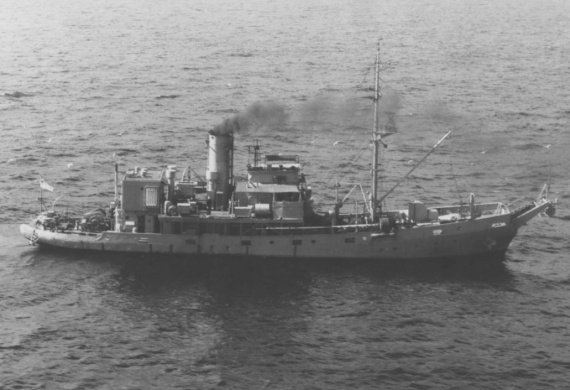 HMAS Kookaburra was used for training, boom defence and examination during her commissison.