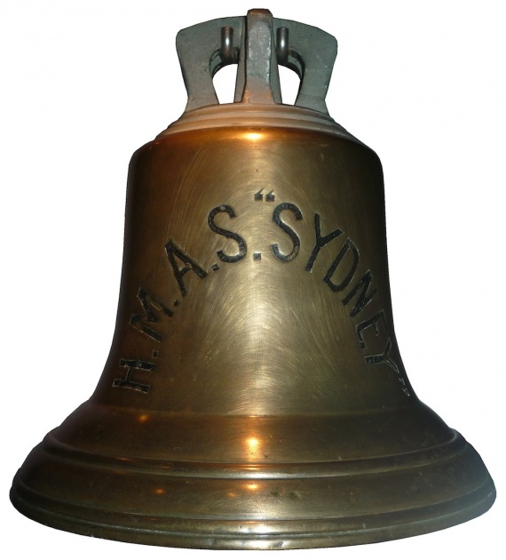 HMAS Sydney's commissioning bell