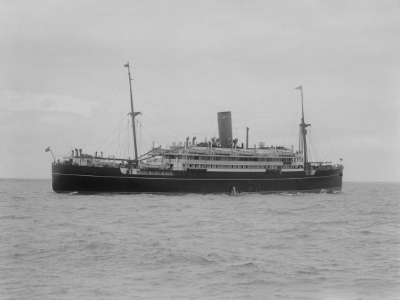 The TSMV Westralia operating in Australian waters before World War II (Allan C. Green, State Library of Victoria).