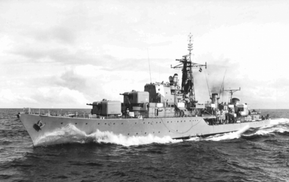 HMAS Duchess returning to Australia from South East Asia on 30 June 1965.