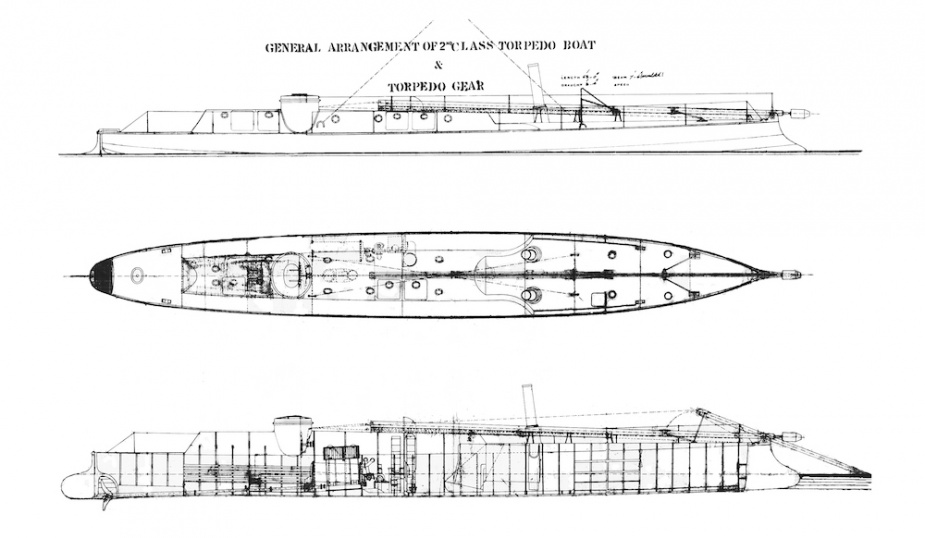 2nd Class Torpedo Boat General Arrangement Plan