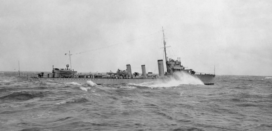 HMAS Anzac (I), circa 1929.