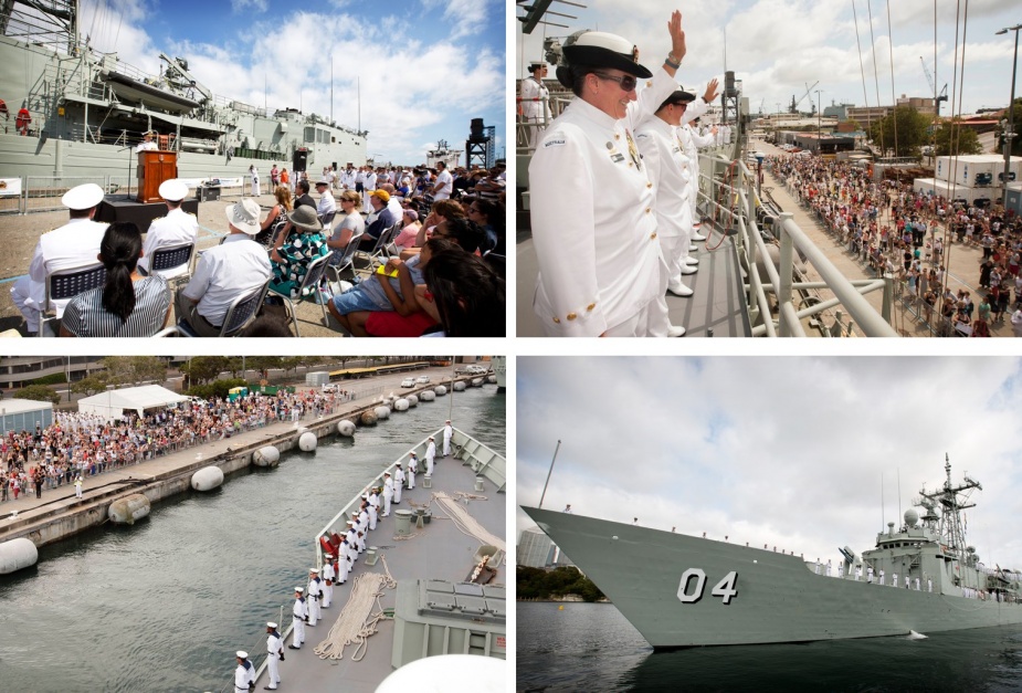 After months of intensive preparation, HMAS Darwin departed her home port of Garden Island, Sydney for a seven-month deployment as part of Operation SLIPPER in the Middle East Region.