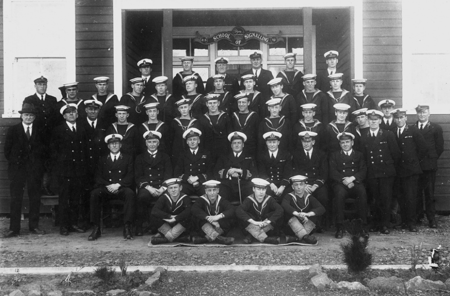 RAN School of Signals, Flinders Naval Depot, HMAS Cerberus 1923.