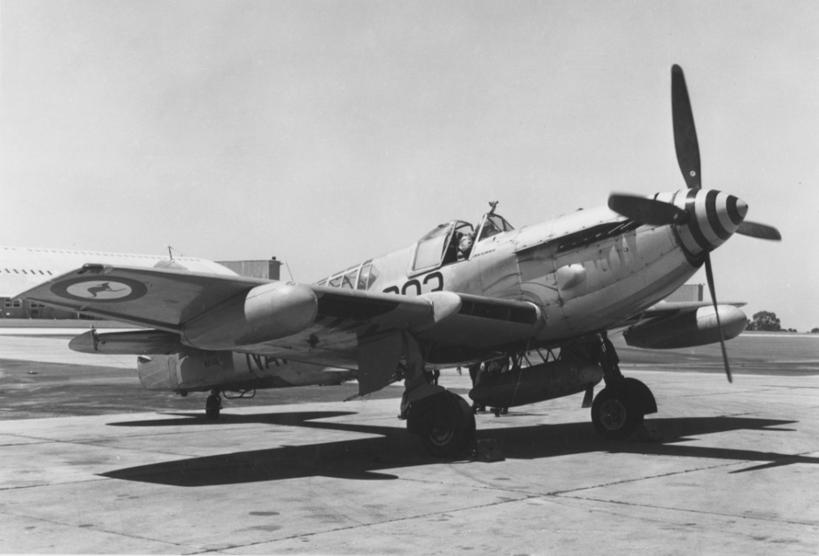 A RAN Firefly at NAS Nowra.