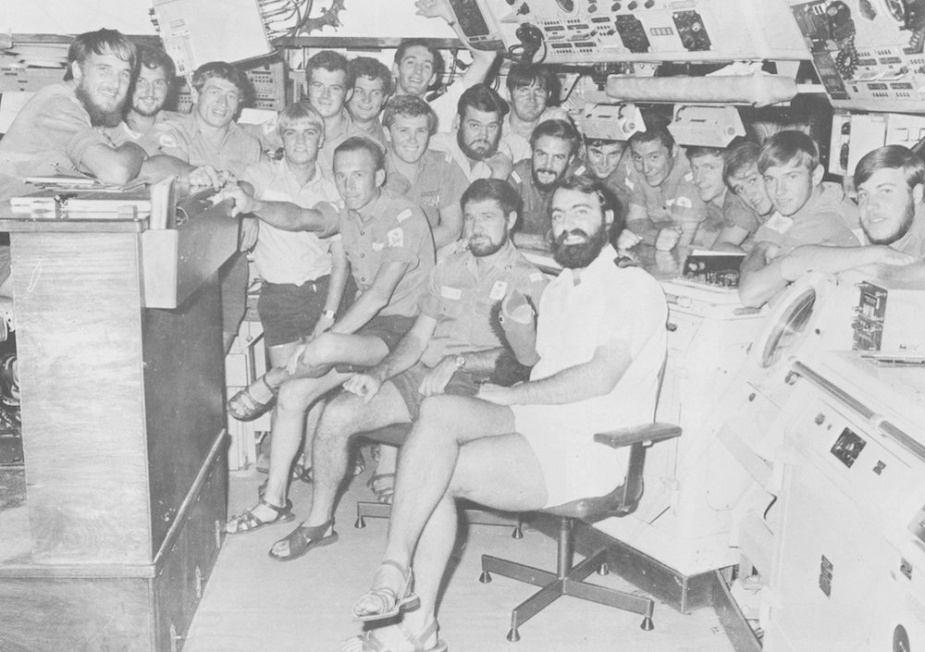 The crew of Swan's Operations department 1980.