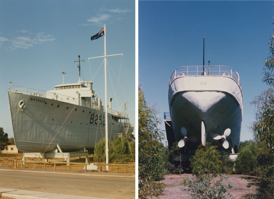 Whyalla as a museum ship at the Whyalla Maritime Museum, SA.