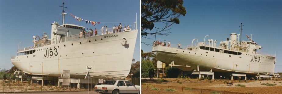 Tourists onboard Whyalla.