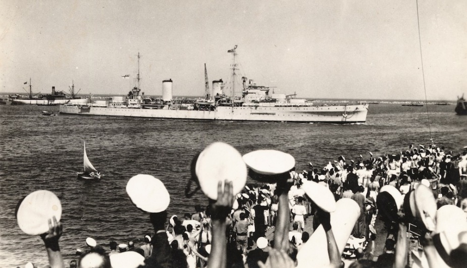 Sydney's triumphant return to Alexandria following the Cape Spada action.