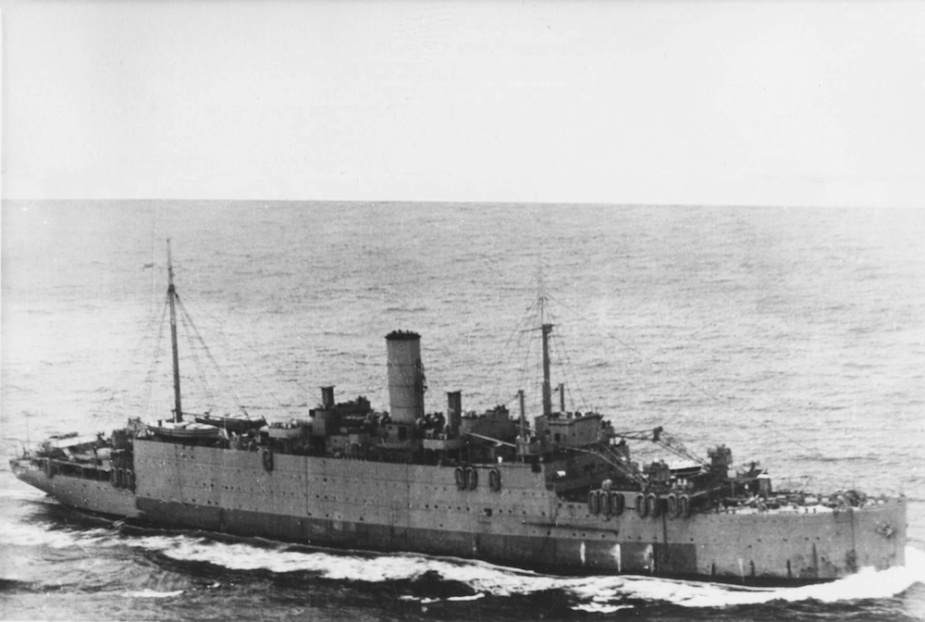 The heavy repair ship HMS Artifex was initially deployed to Manus in the Admiralty Islands, from where she supported ships of Task Force 57