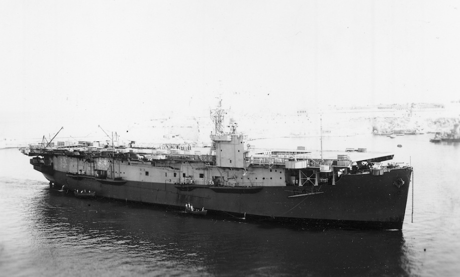 The replenishment carrier HMS Fencer