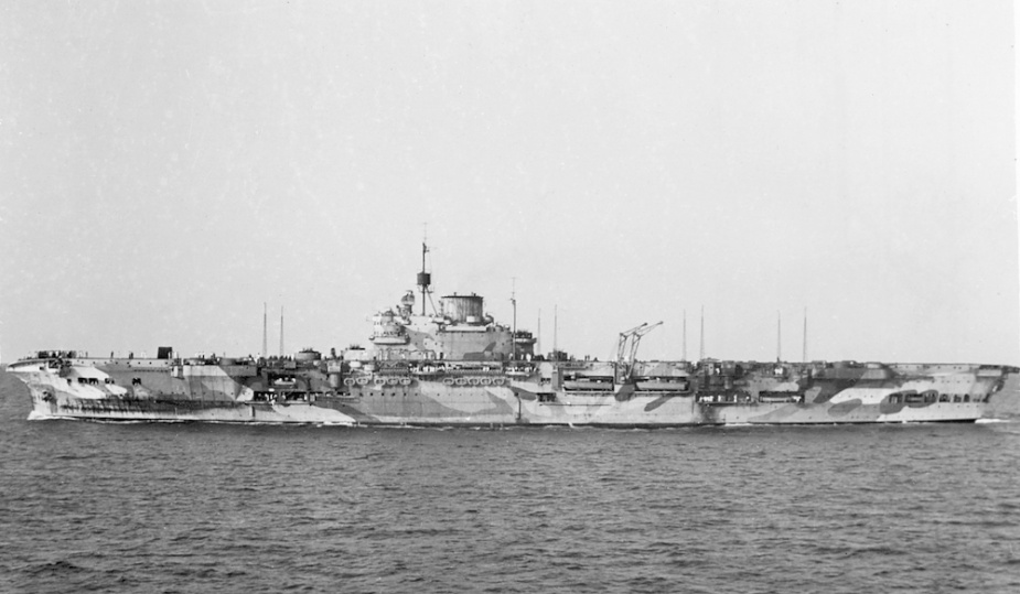 HMS Indomitable, Flagship Aircraft Carrier Squadron 1