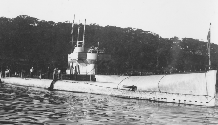 J1 in Sydney Harbour circa 1920.