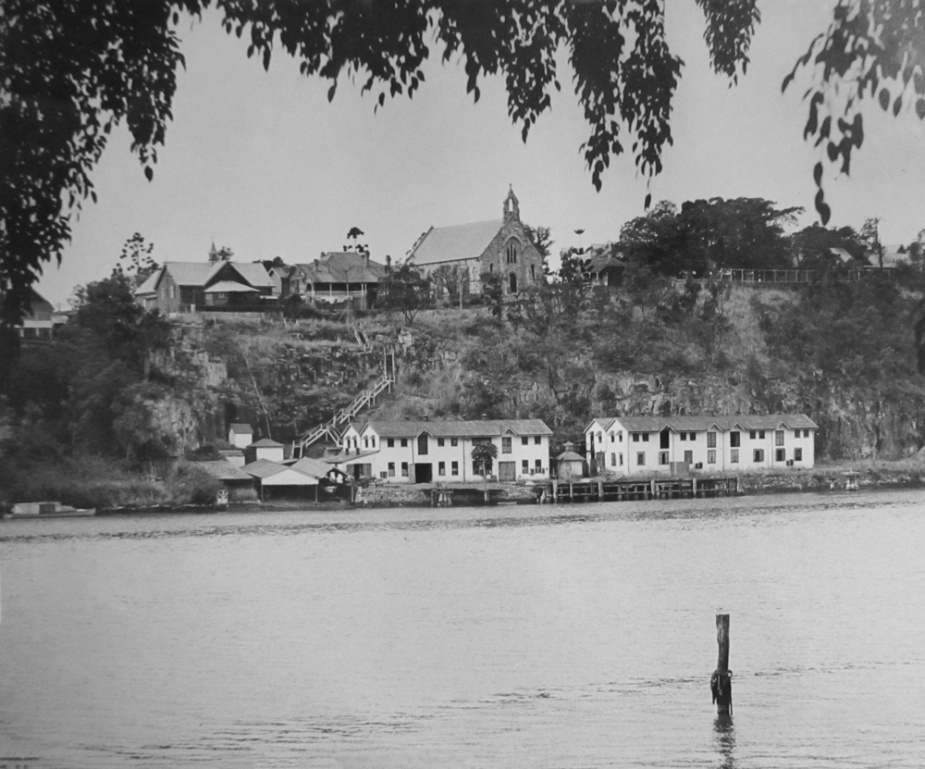 The Kangaroo Point facility with the steps visible in the background.