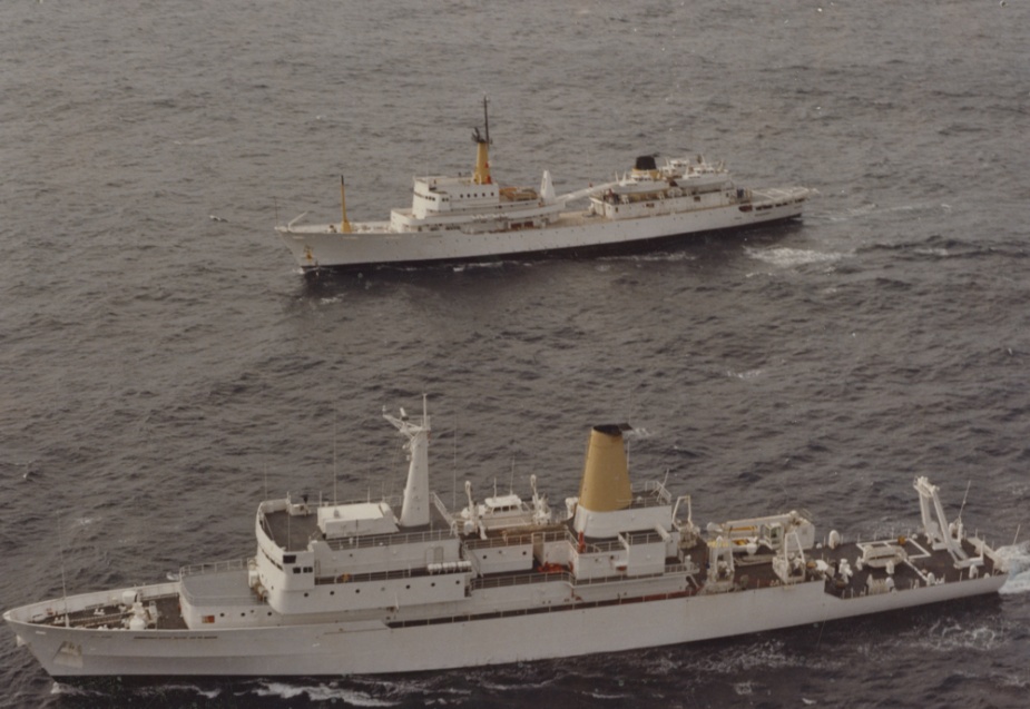 HMAS Moresby and HMAS Cook 