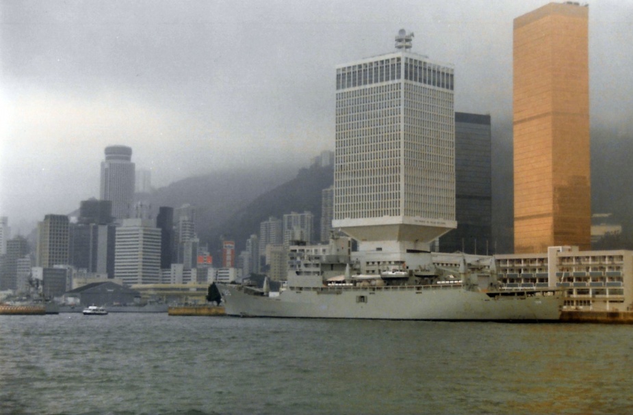 HMAS Stalwart berthed at Hong Kong