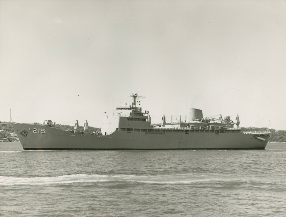 Stalwart leaving Sydney Harbour, February 1969