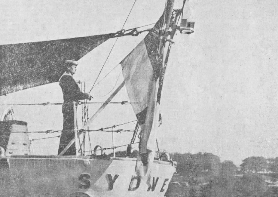 Noon on 8 May 1928 saw Sydney's white ensign lowered for the final time.