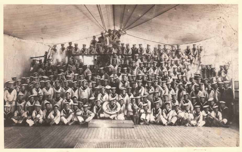 Boys and crew of Tingira circa 1922.