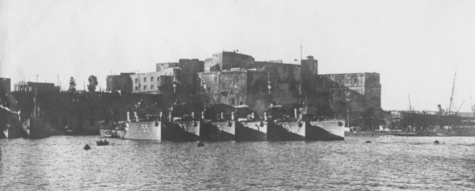 The Australian Torpedo Boat Destroyer Flotilla at Brindisi, 1918.