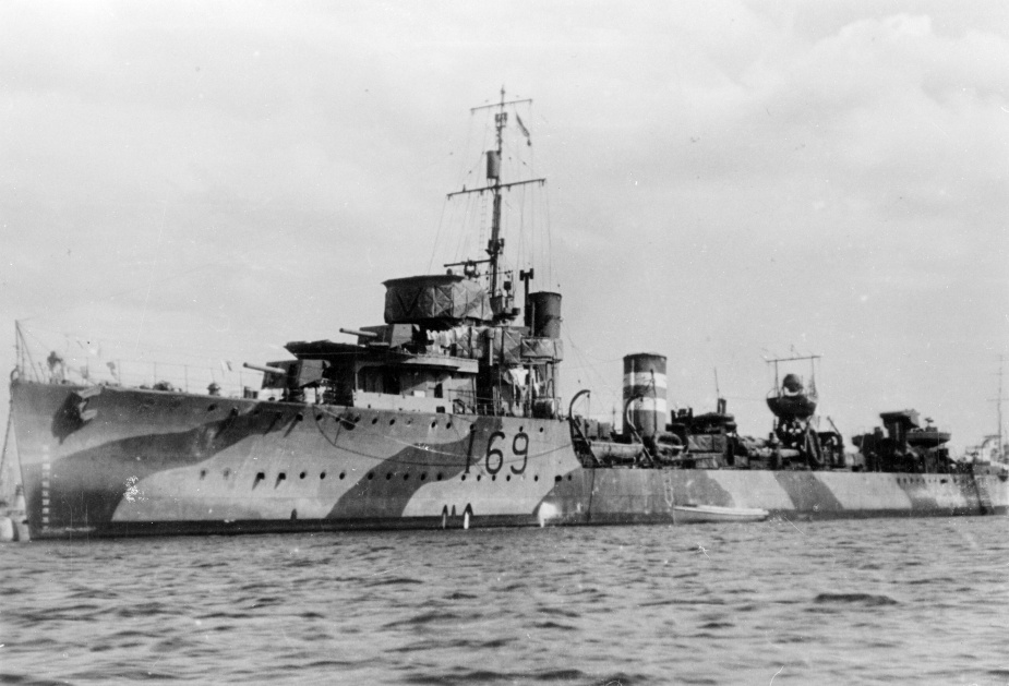 Vendetta c.August 1941 at which time she joined the 7th Destroyer Flotilla