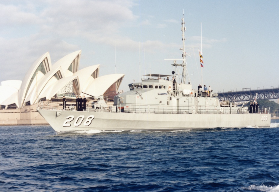 Whyalla departing Sydney, circa 1982.