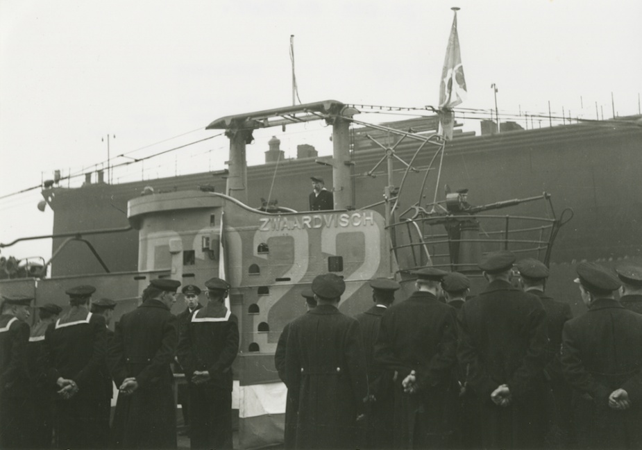 The Dutch submarine Zwaardvisch, which intercepted and sank U-168.