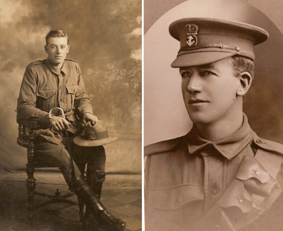 Left: Able Seaman Driver Carl Schuler. Right: Chief Petty Officer Henry Offer