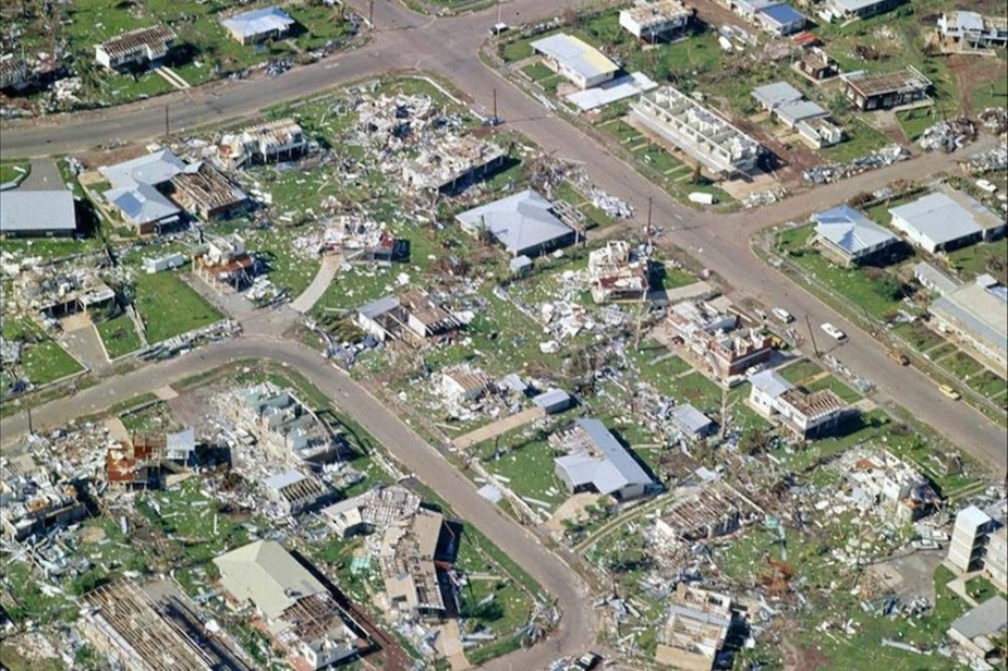 Darwin in the aftermath of Cyclone Tracy.