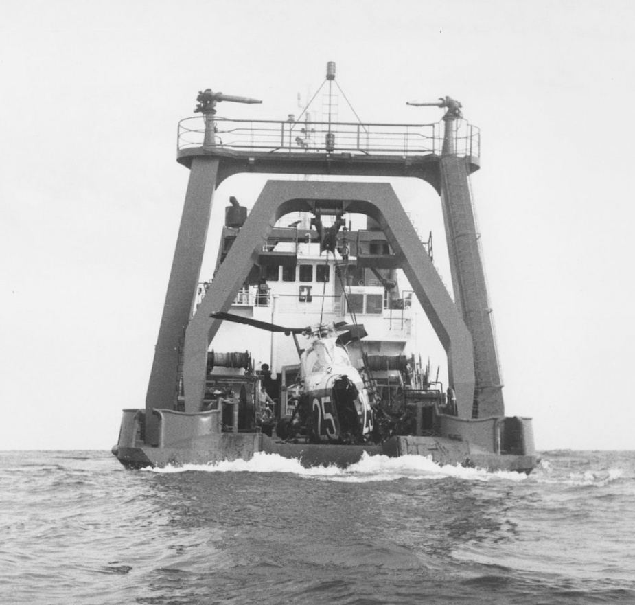 The recovered Wessex as seen from Whyalla.