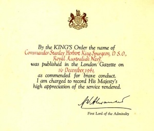 King's commendation