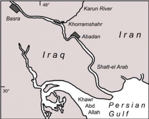 Shatt-el Arab Chart. (Peter Cannon)