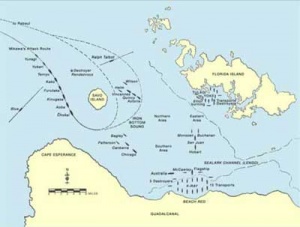 Battle of Savo Island, 9 August 1942. (RAN)