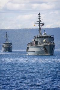 Huon Class MHC vessels HMA Ships Gascoyne and Diamantina