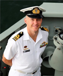 Lieutenant Commander David Murphy, HMAS Sydney (IV)'s final Commanding Officer.