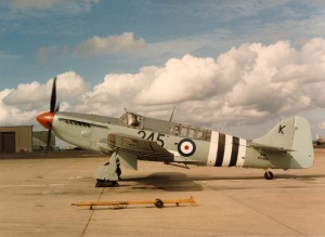 A restored Firefly now with the RAN Historical flight bearing UN markings as they did during the Korean War.