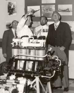 HMAS Albatross Commanding Officer Commodore Tom 'Toz' Dadswell guides His Excellency the Governor-General Sir Ninian Stephen through the Fleet Air Arm Museum along with Commander David Campbell, military secretary to the Governor-General, and the Federal member for Macarthur, the Hon. Michael Baume in 1983.