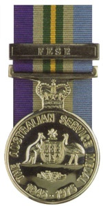 Australian Service Medal - Far East Strategic Reserve.