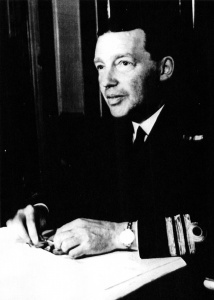 Commander (later Captain) Harvey Newcomb.